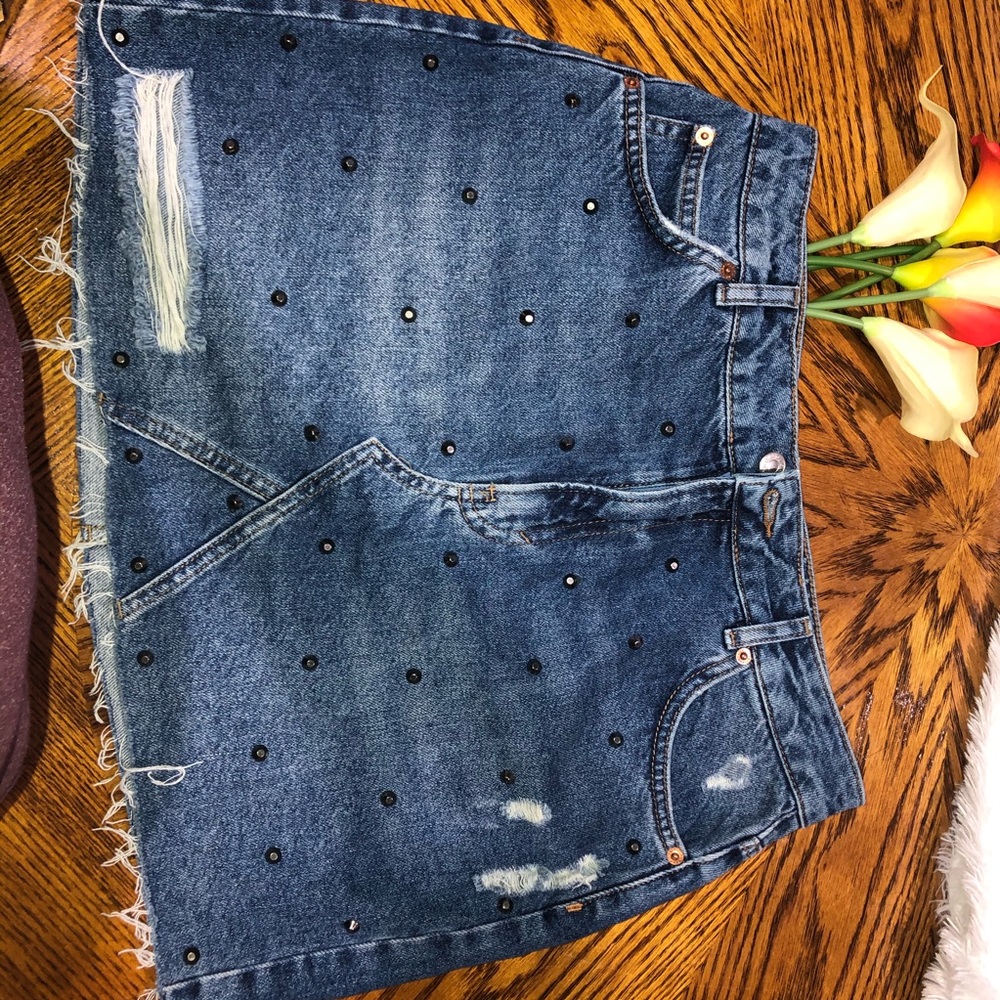 Topshop low skirt